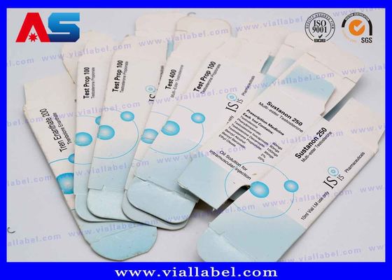 Niestandardowe pudełko do przechowywania fiolki holograficznej Drukowanie 10 ml pudełka do fiolki i opakowanie / małe pudełka do opakowania